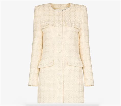 ysl tweed dress white|The Exact Saint Laurent Dress in Netflix's K.